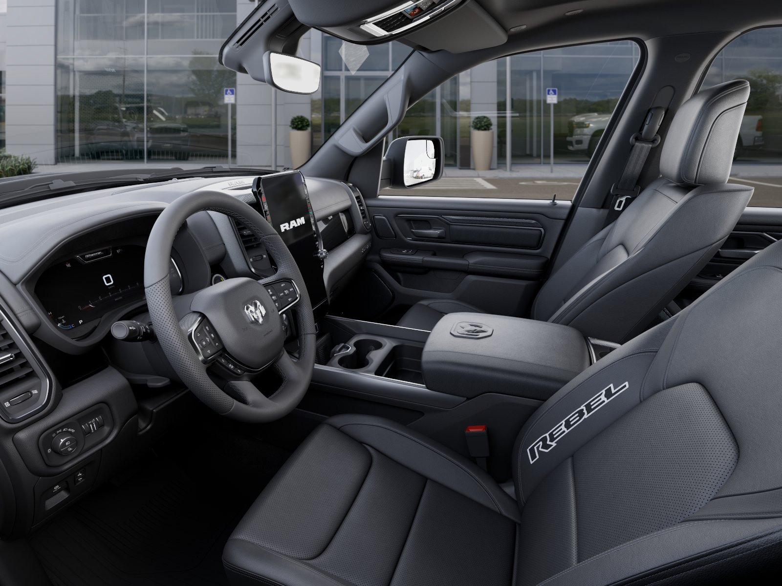 New 2026 Diamond Black Crystal Pearl-Coat Exterior Paint RAM Rebel image 37