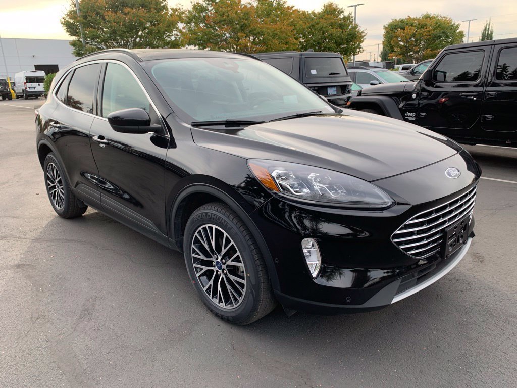 Used 2021 Black Ford Titanium image 5
