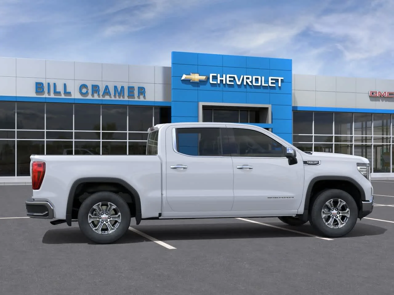 New 2026 Glacier White Tricoat GMC SLT image 5