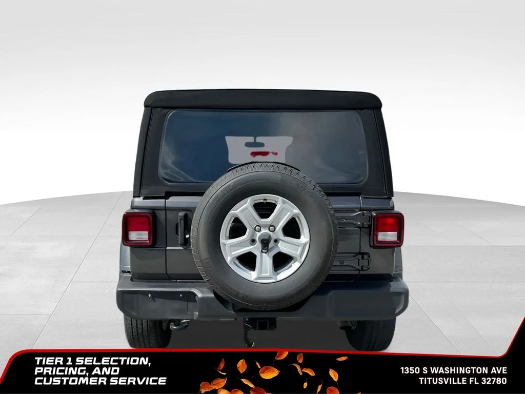 Used 2021 Gray Jeep Unlimited Sport S image 5