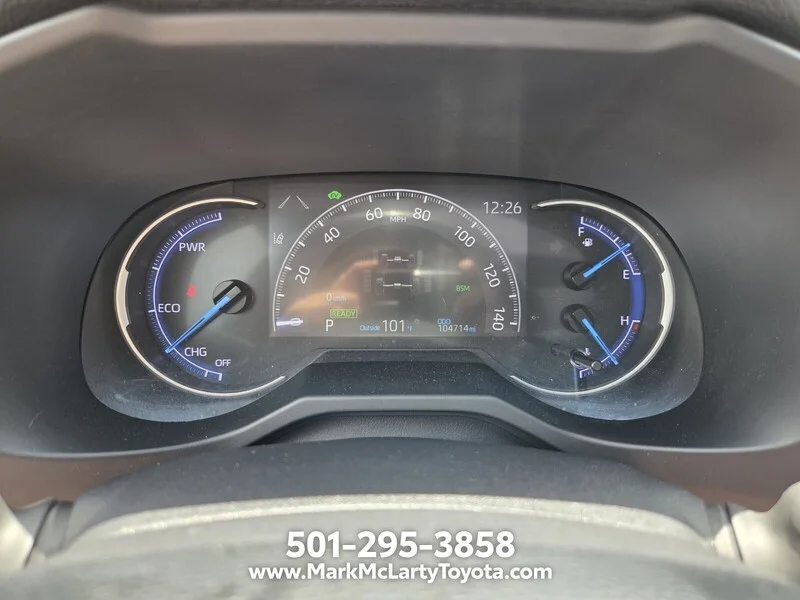 Used 2020 Magnetic Gray Metallic TOYOTA HYBRID XSE AWD image 23