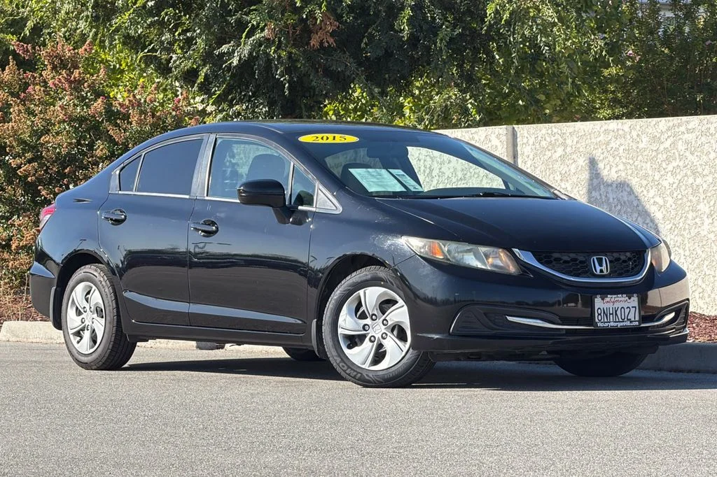 Used 2015 Honda Civic LX with VIN 19XFB2F58FE093773 for sale in Morgan Hill, CA