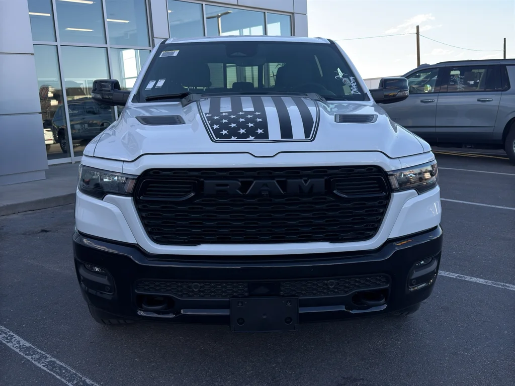 New 2026 Bright White Clear-Coat Exterior Paint RAM Big Horn image 8