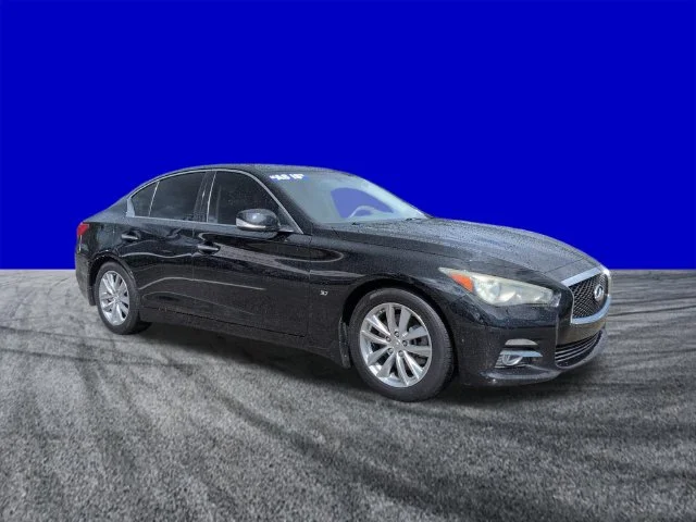 Used 2014 INFINITI Q50 Premium with VIN JN1BV7AP9EM680319 for sale in Daytona Beach, FL
