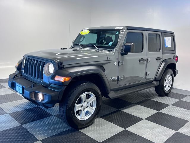 Used 2020 Gray Jeep Unlimited Sport S image 3