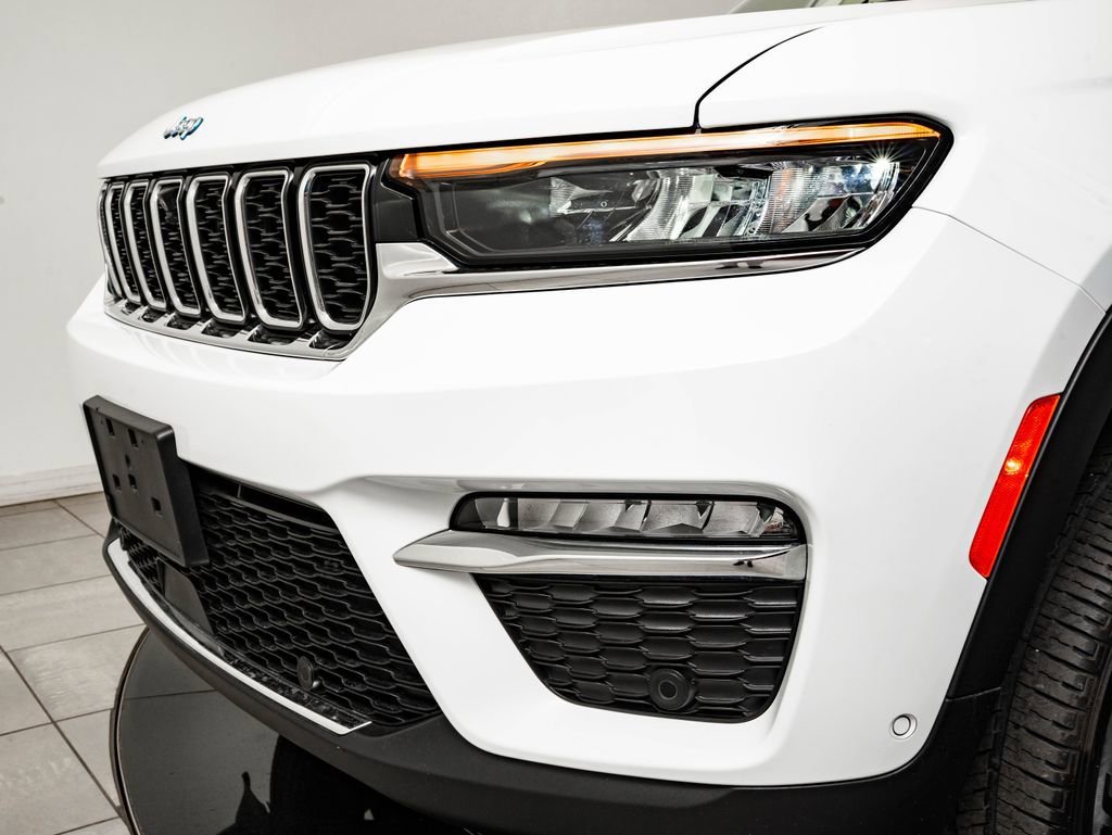 Used 2022 Bright White Clearcoat Jeep 4xe image 3