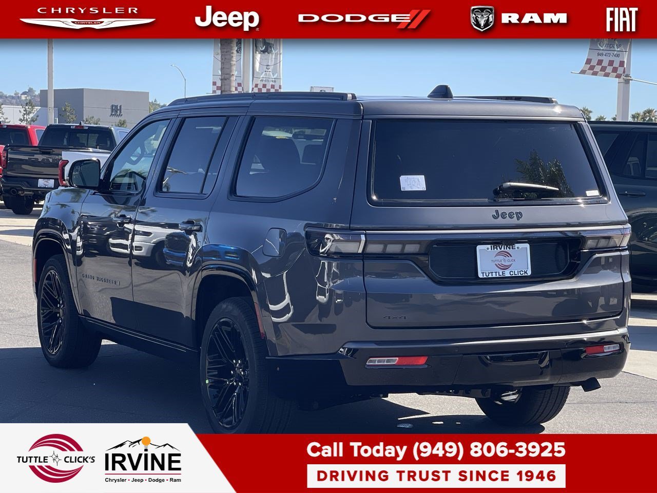New 2026 Baltic-Gray Metallic Clear-Coat Exterior Paint Jeep Limited Reserve image 4