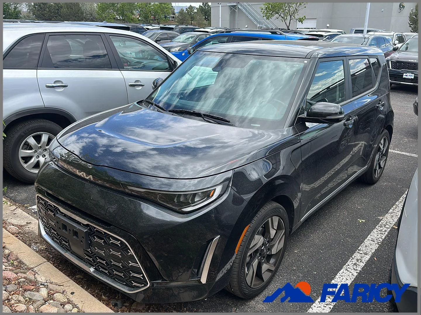 Used 2023 Fusion Black Kia GT-Line image 1