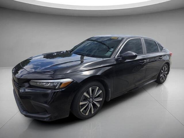 Used 2023 Crystal Black Pearl Honda EX image 1
