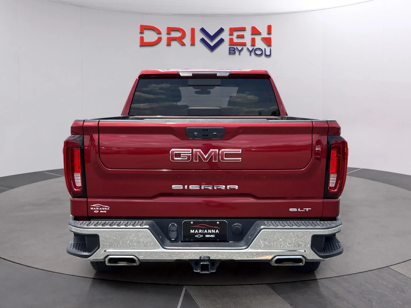 Used 2021 CAYENNE RED TINTCOAT GMC SLT image 4