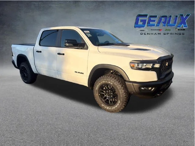 New 2027 Bright White Clear-Coat Exterior Paint RAM Rebel image 1