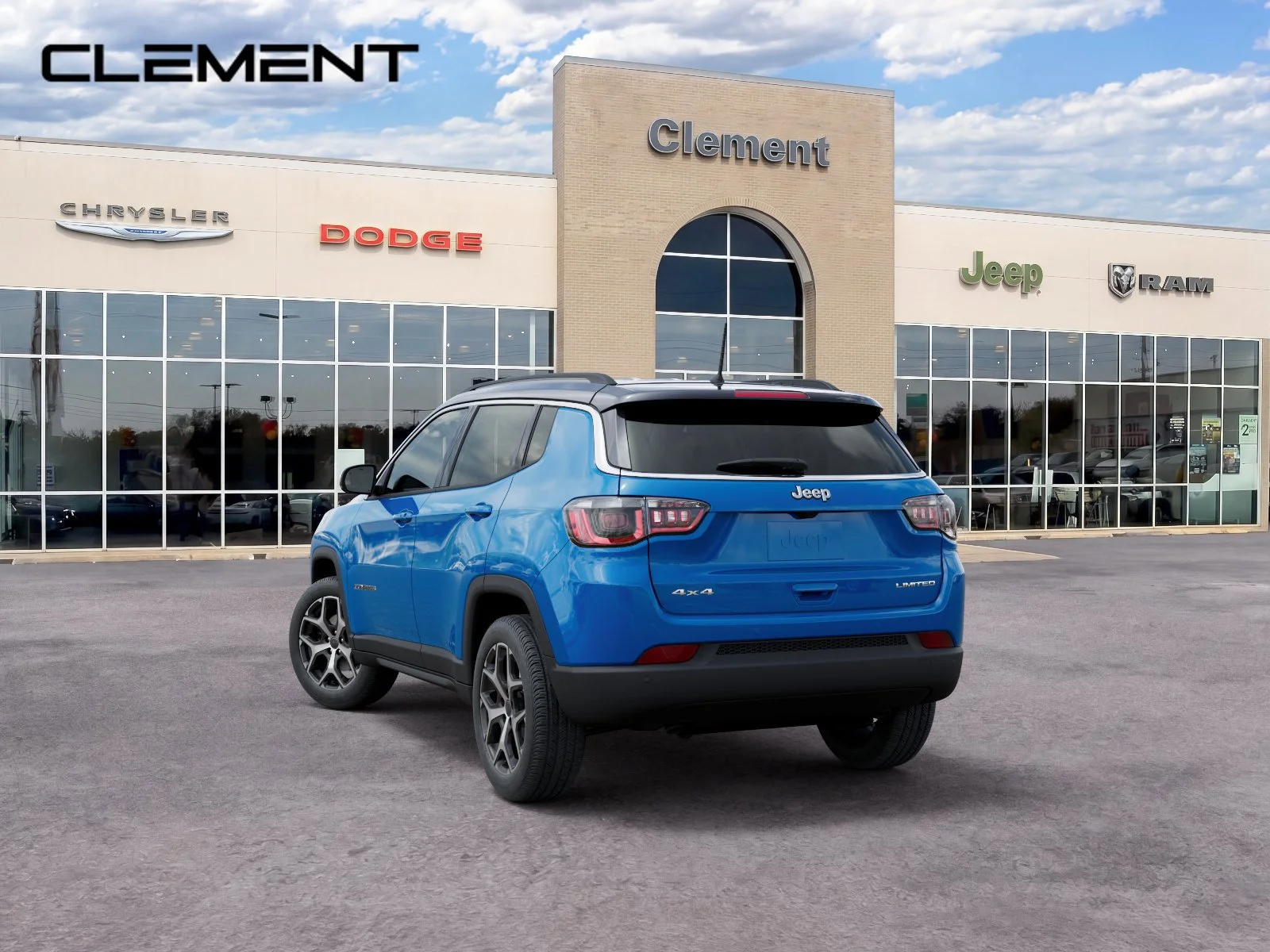 New 2026 Hydro Blue Pearl-Coat Exterior Paint Jeep Limited image 3