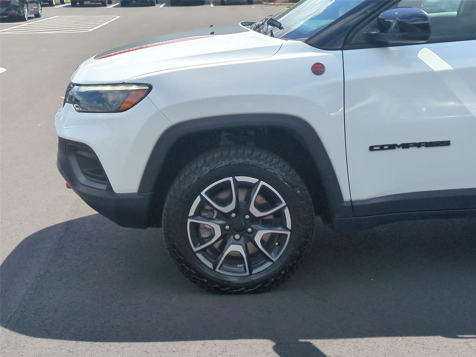 Used 2024 Bright White Clearcoat Jeep Trailhawk image 22