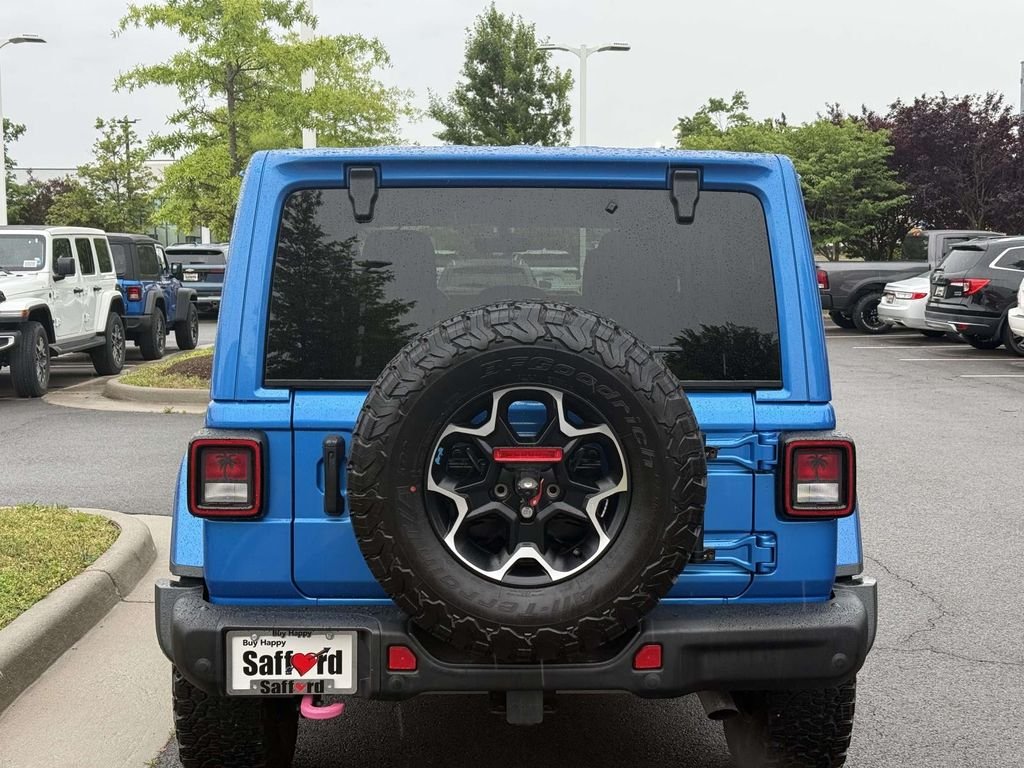 Used 2022 Blue Jeep Unlimited Sahara image 11
