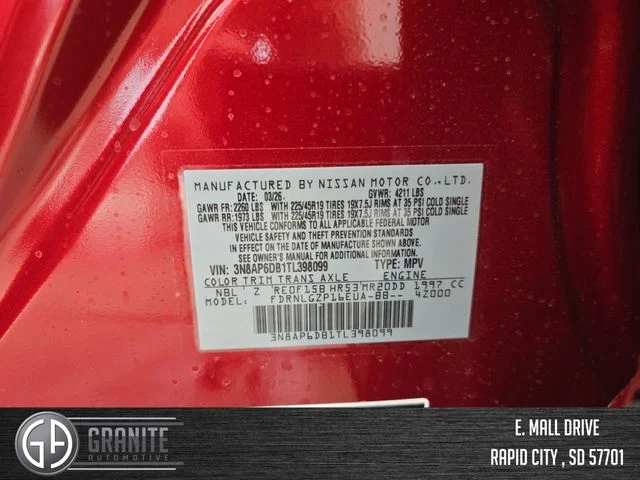 New 2026 Scarlet Ember Tintcoat Nissan SR image 30