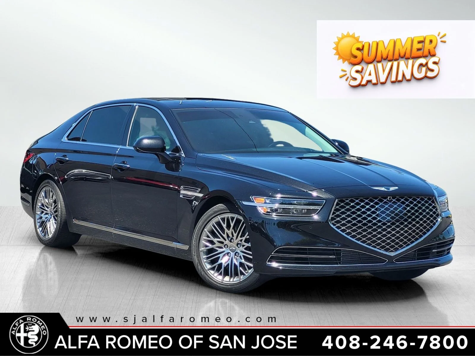 Used 2021 Black Genesis 3.3T Premium image 1