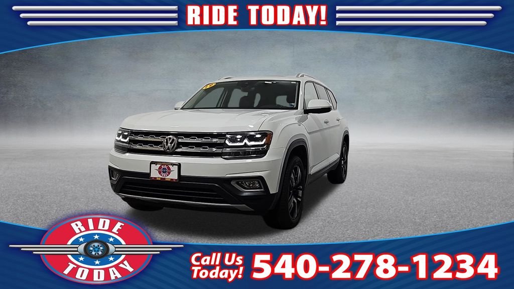 Used 2019 White Volkswagen SEL image 1
