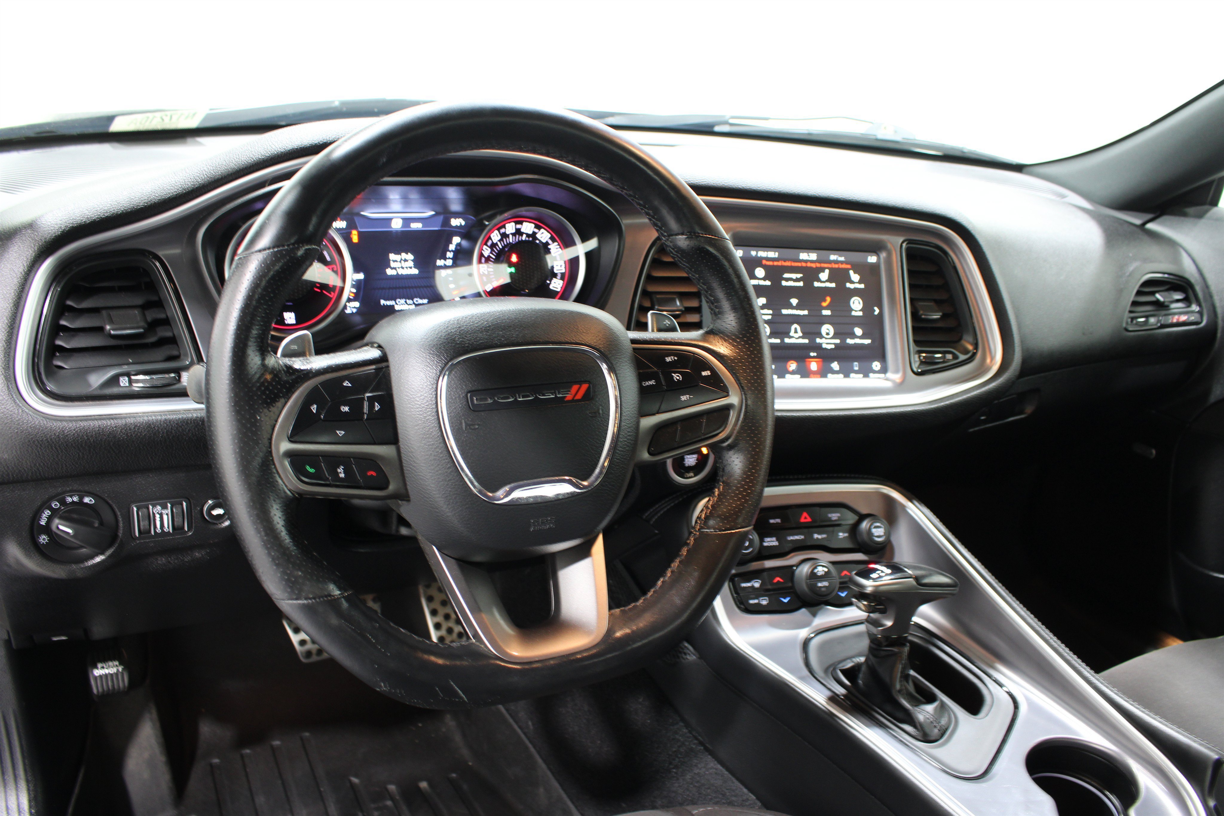 Used 2021 Pitch Black Clearcoat Dodge R/T Scat Pack Widebody image 2