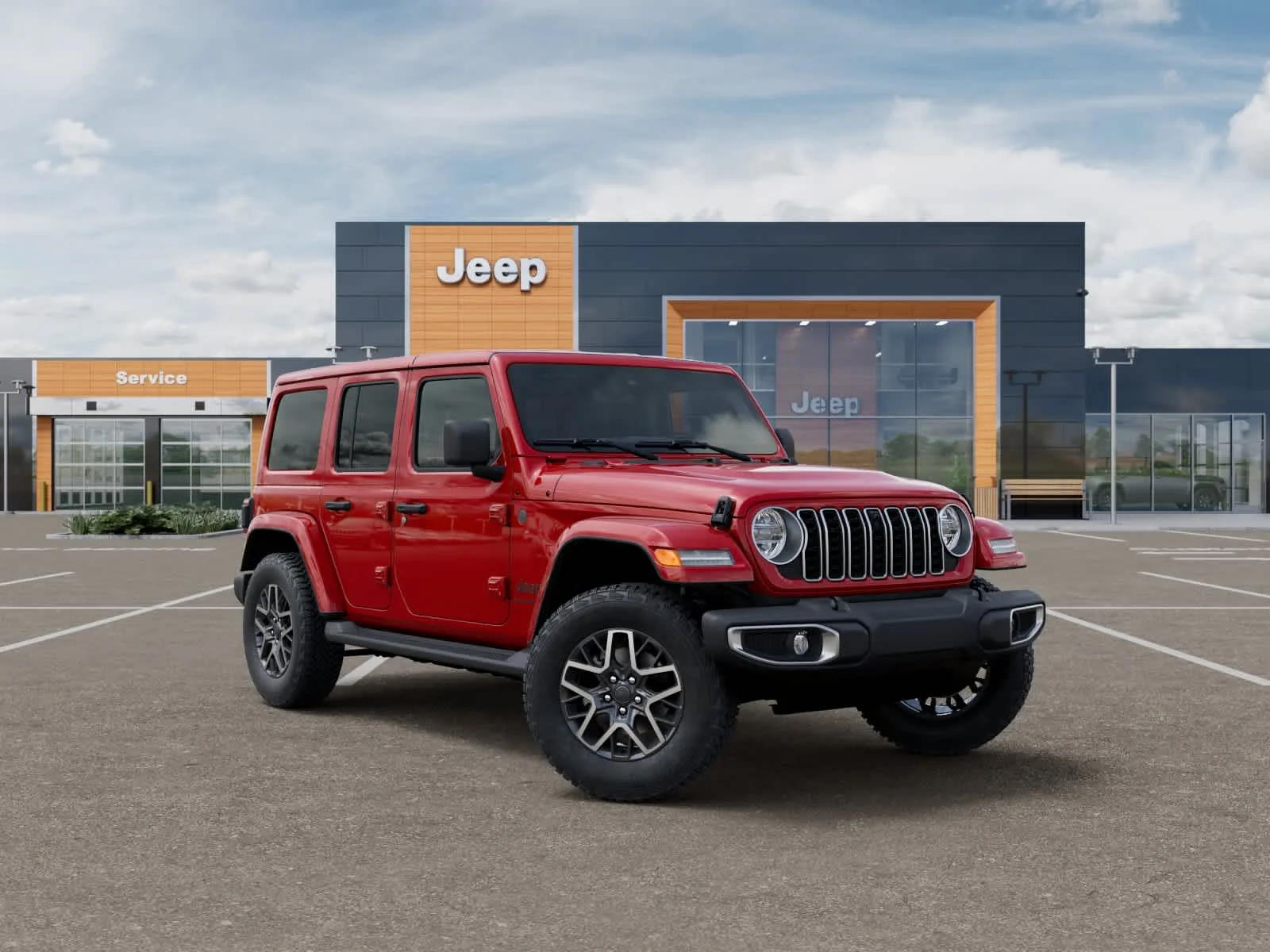 New 2026 Firecracker Red Clearcoat Jeep Sahara image 5