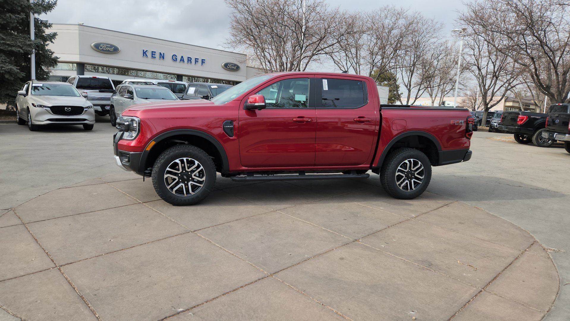 New 2025 Ruby Red Metallic Tinted Clearcoat Ford LARIAT image 5