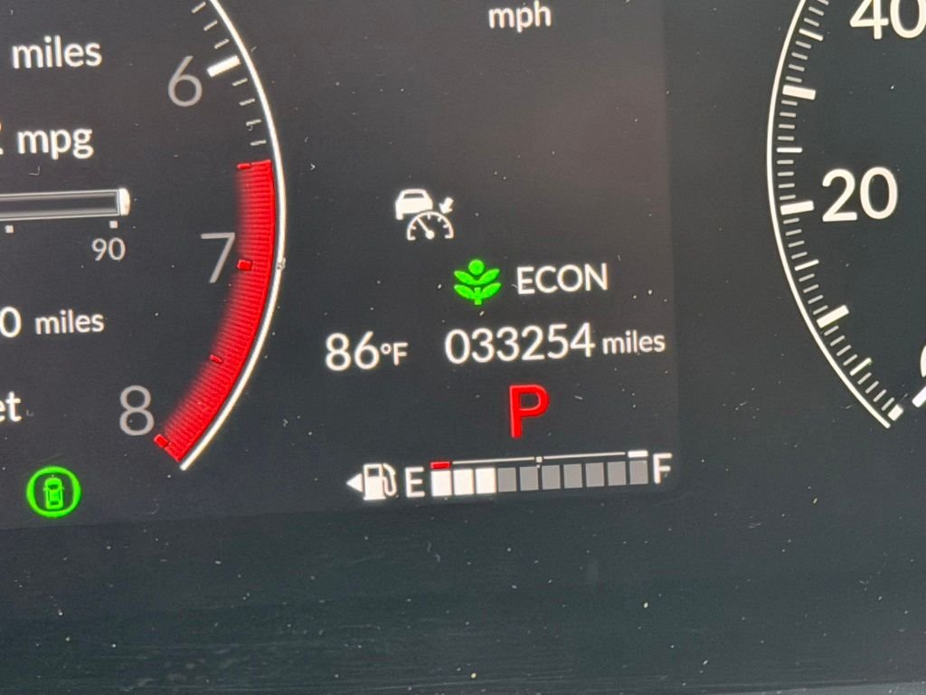 Used 2025 Meteorite Gray Metallic Honda EX image 22