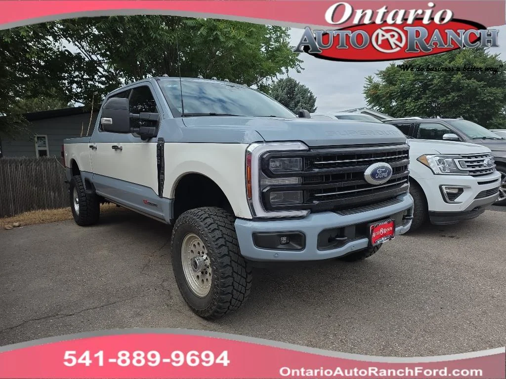 Used 2025 Glacier Gray Metallic Tri-Coat Ford Platinum image 1