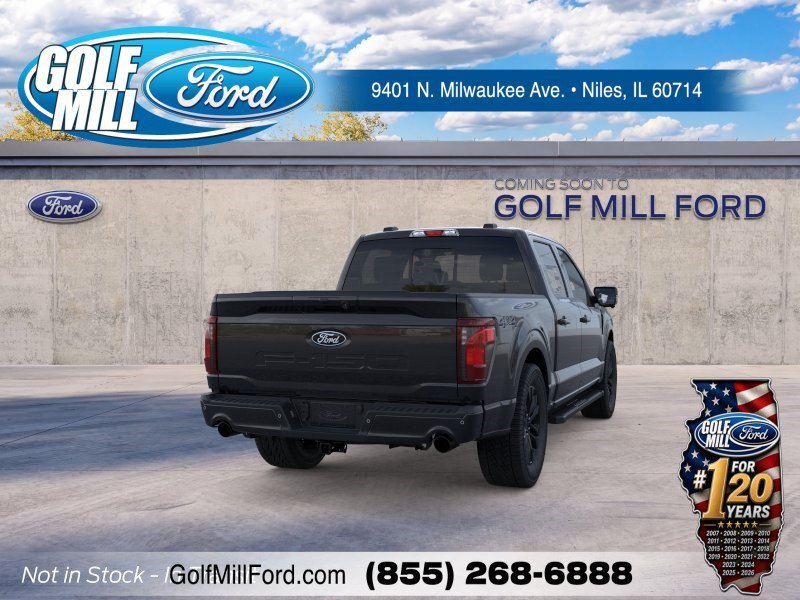 New 2026 Agate Black Metallic Ford XLT image 8