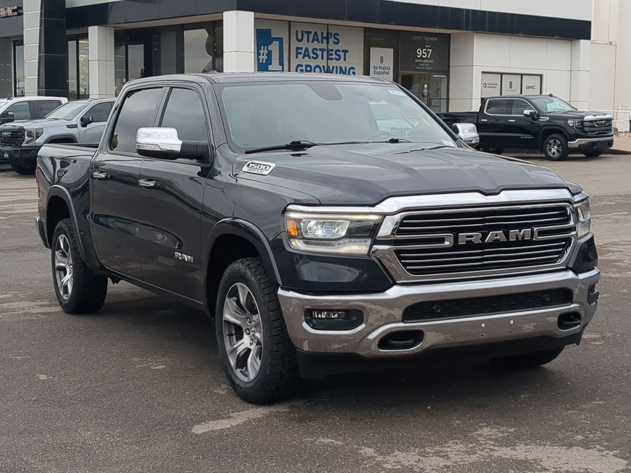 Used 2020 Gray Ram Laramie Crew Cab 4x4 5
