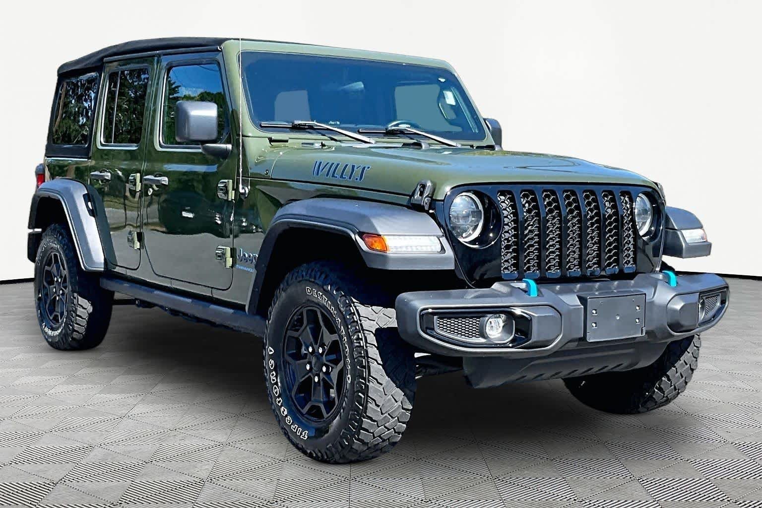 Used 2023 Sarge Green Clearcoat Jeep Willys image 3