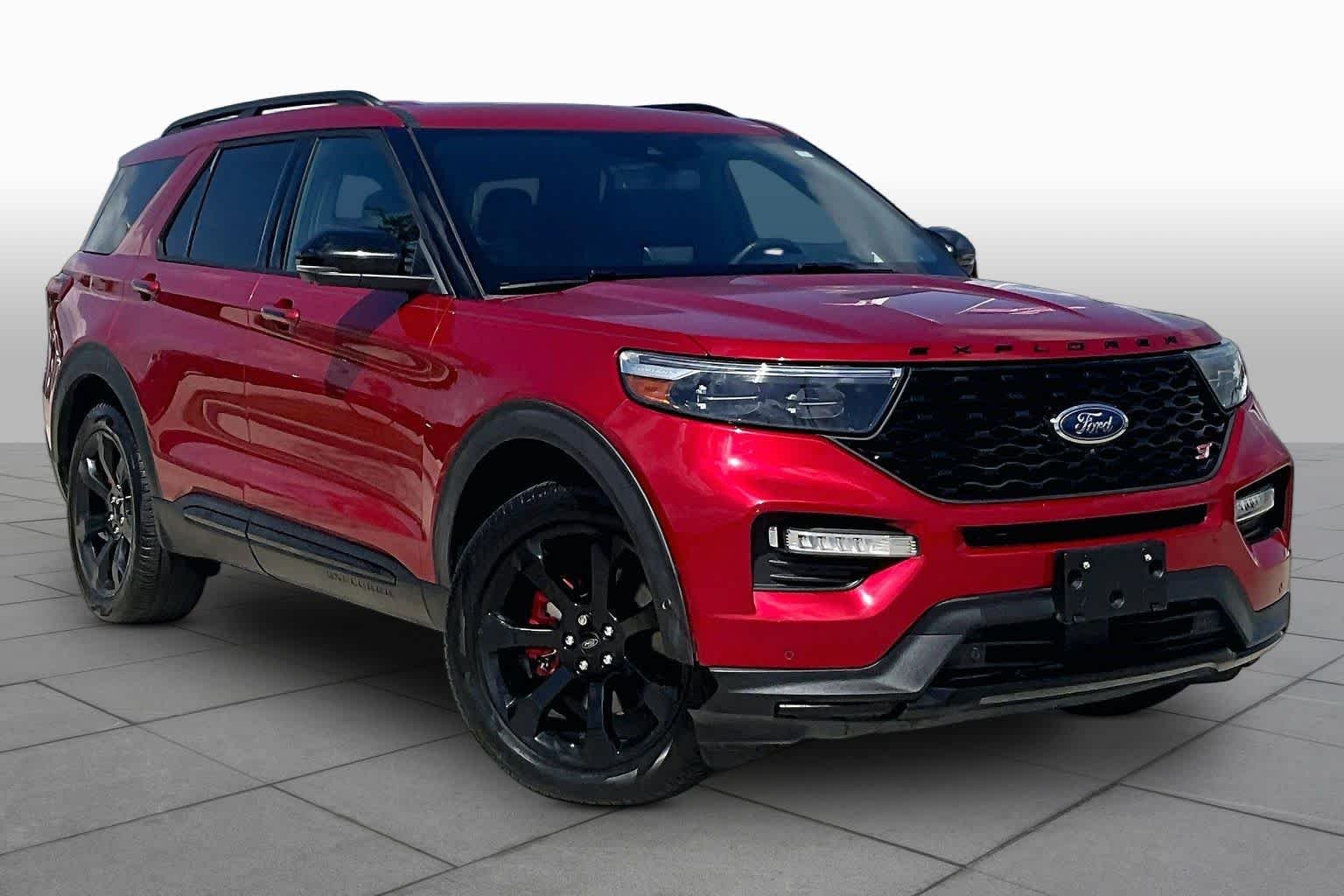 Used 2021 Rapid Red Metallic Tinted Clearcoat Ford ST image 2