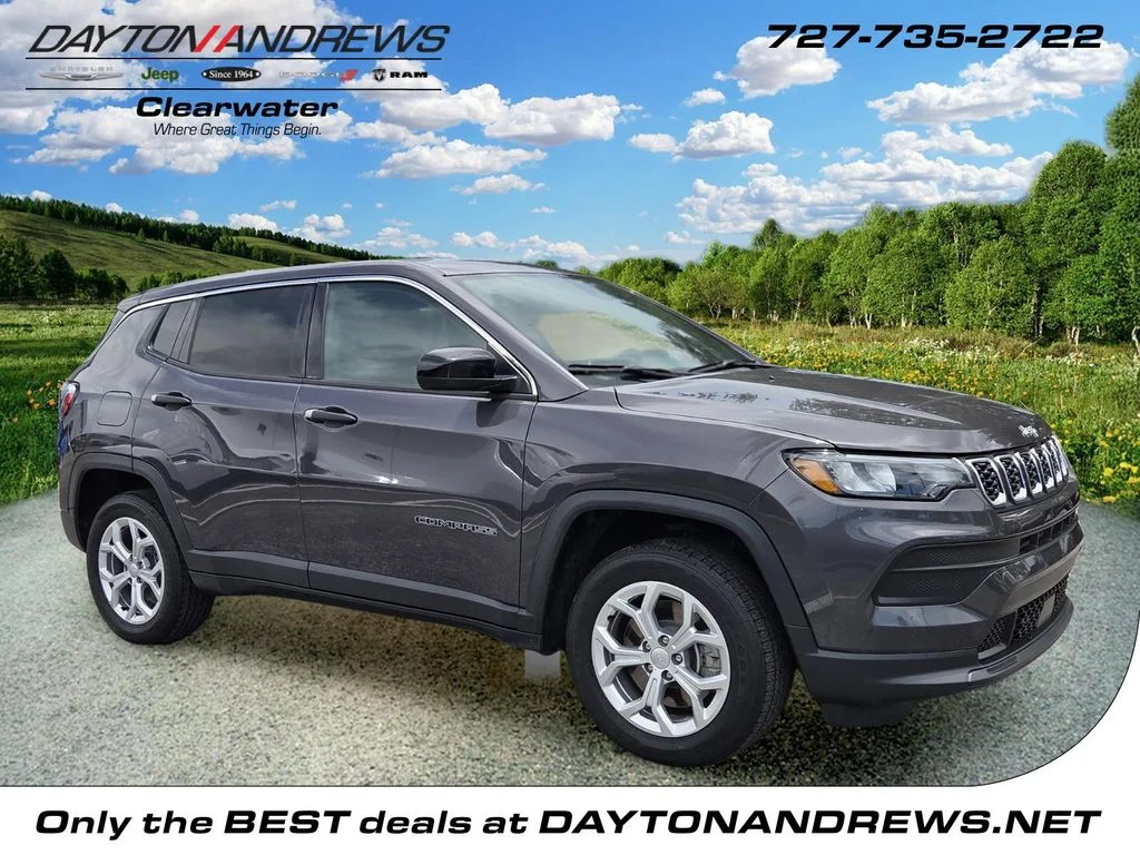 Certified Used 2024 Gray Jeep Sport image 1