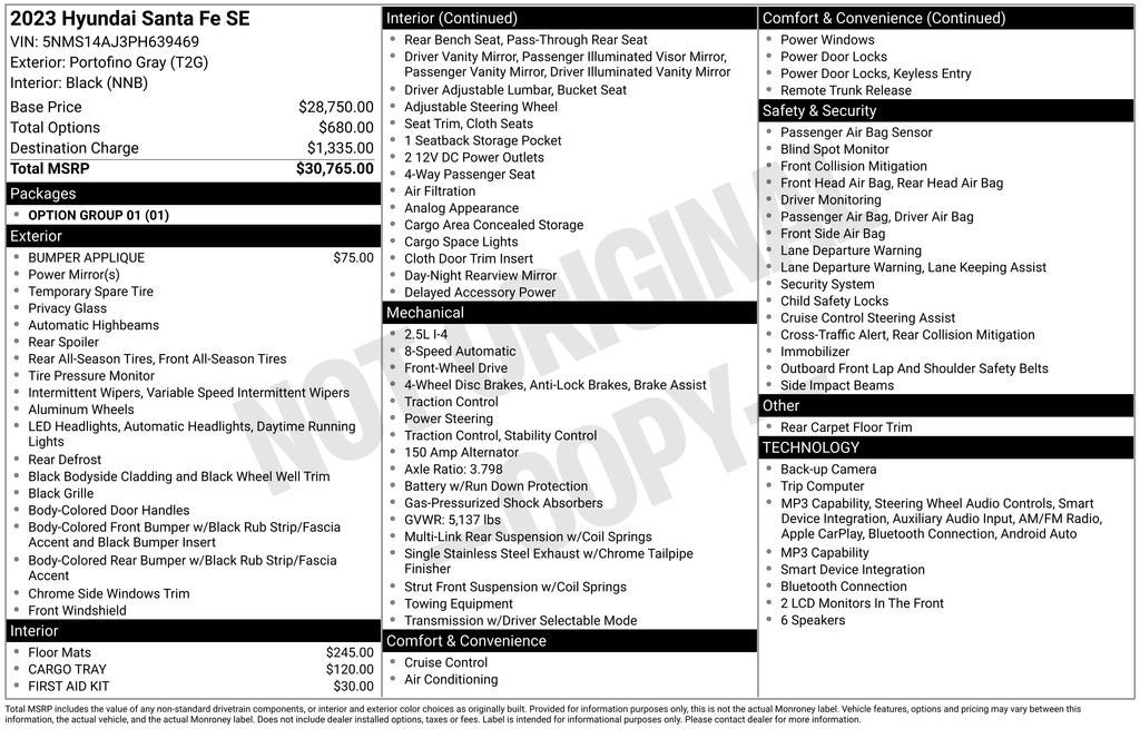 Certified Used 2023 Gray Hyundai SE image 3