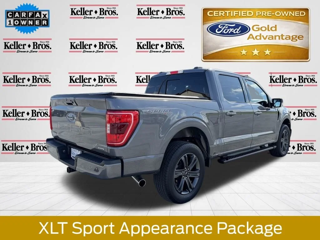 Certified Used 2023 Carbonized Gray Metallic Ford XLT image 8