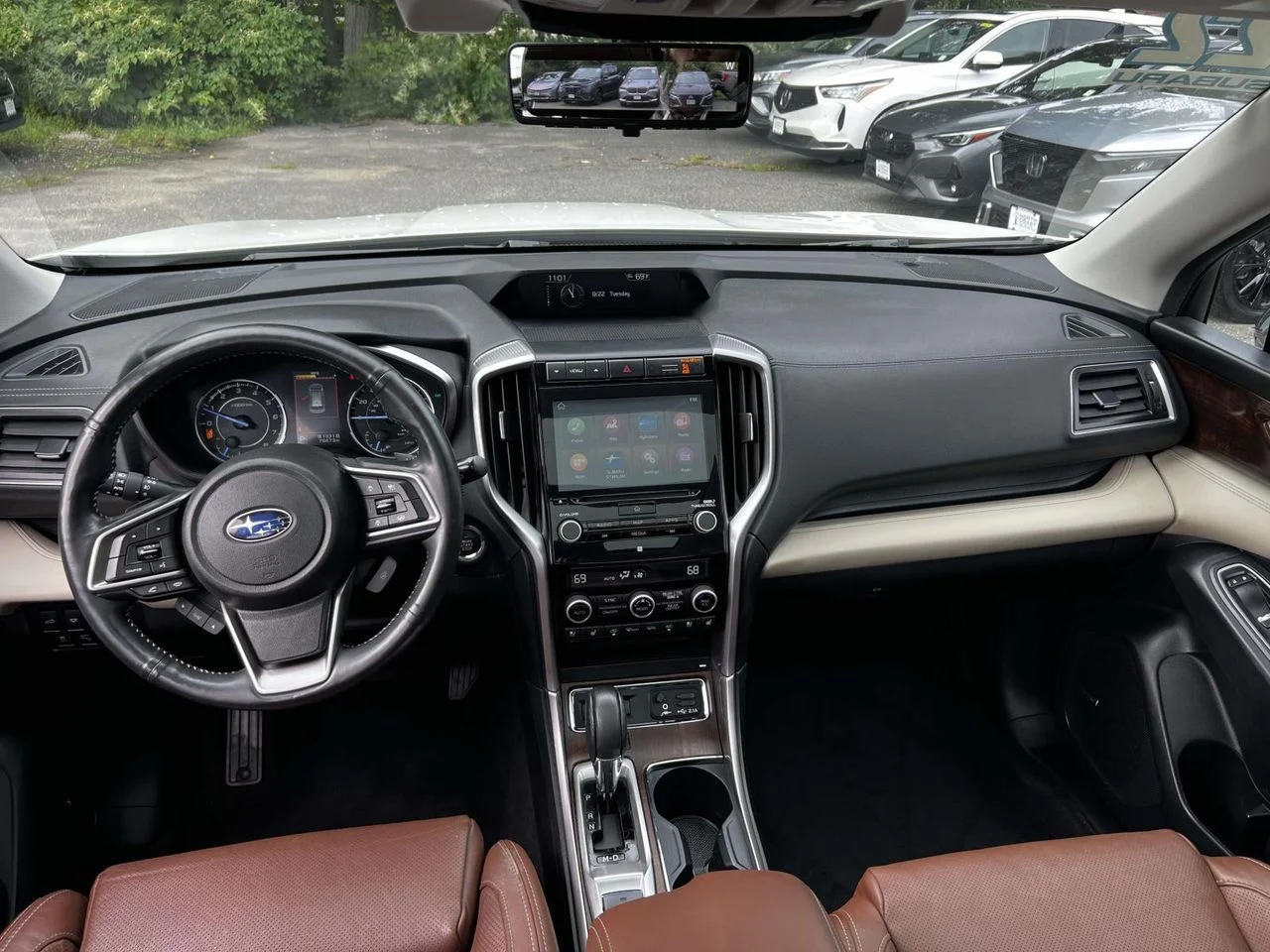 Used 2022 Crystal White Pearl Subaru Touring image 21