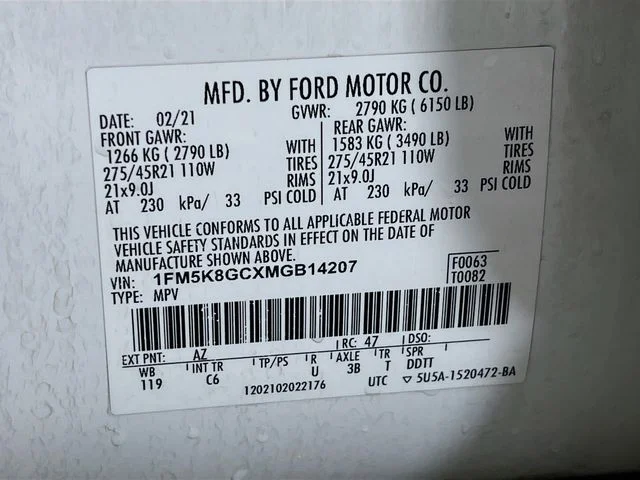 Used 2021 White Ford ST image 31