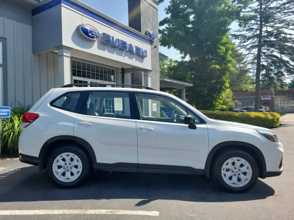 Used 2021 Crystal White Pearl Subaru  image 2