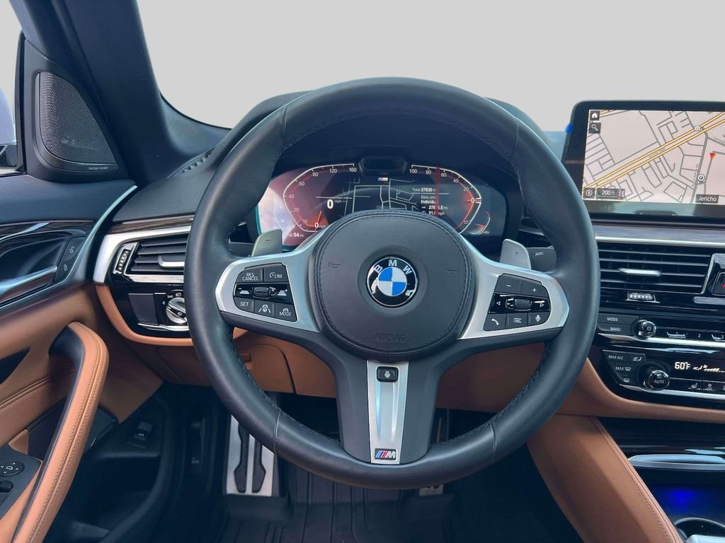 Certified Used 2023 Alpine White BMW 540i xDrive image 17