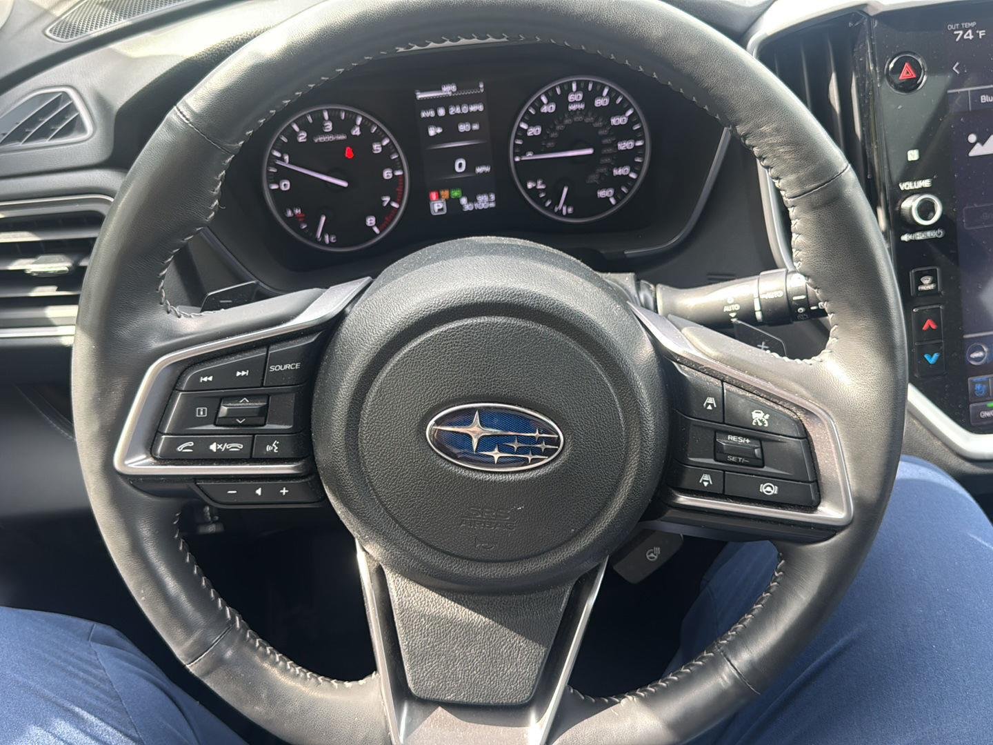 Used 2023 Magnetite Gray Metallic Subaru Touring image 2
