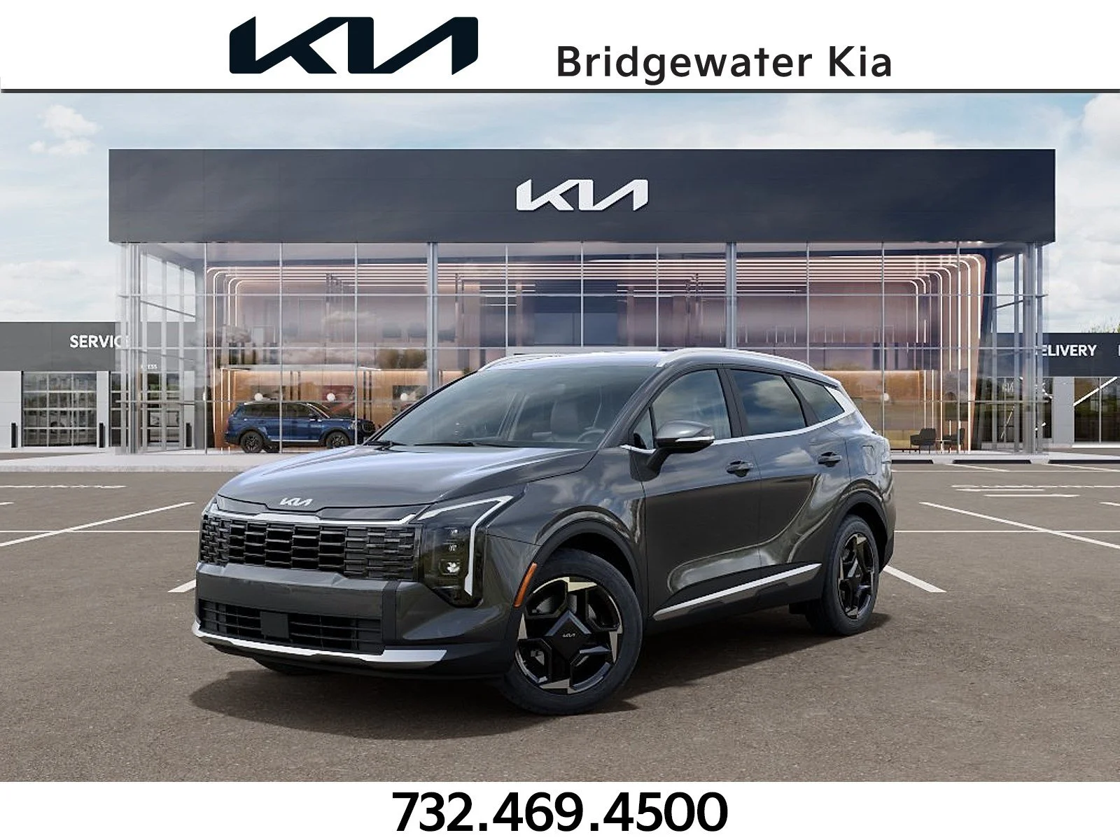 New 2027 Gravity Gray Kia EX image 1