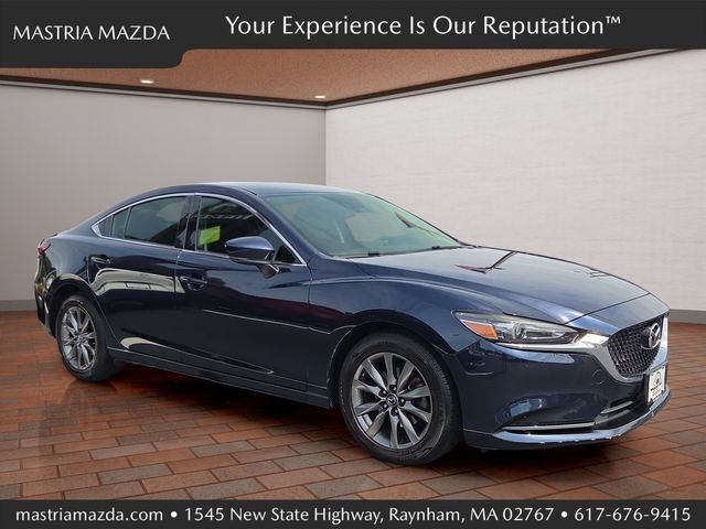 Used 2018 Crystal Blue Mazda Sport 6 spd Manual image 1