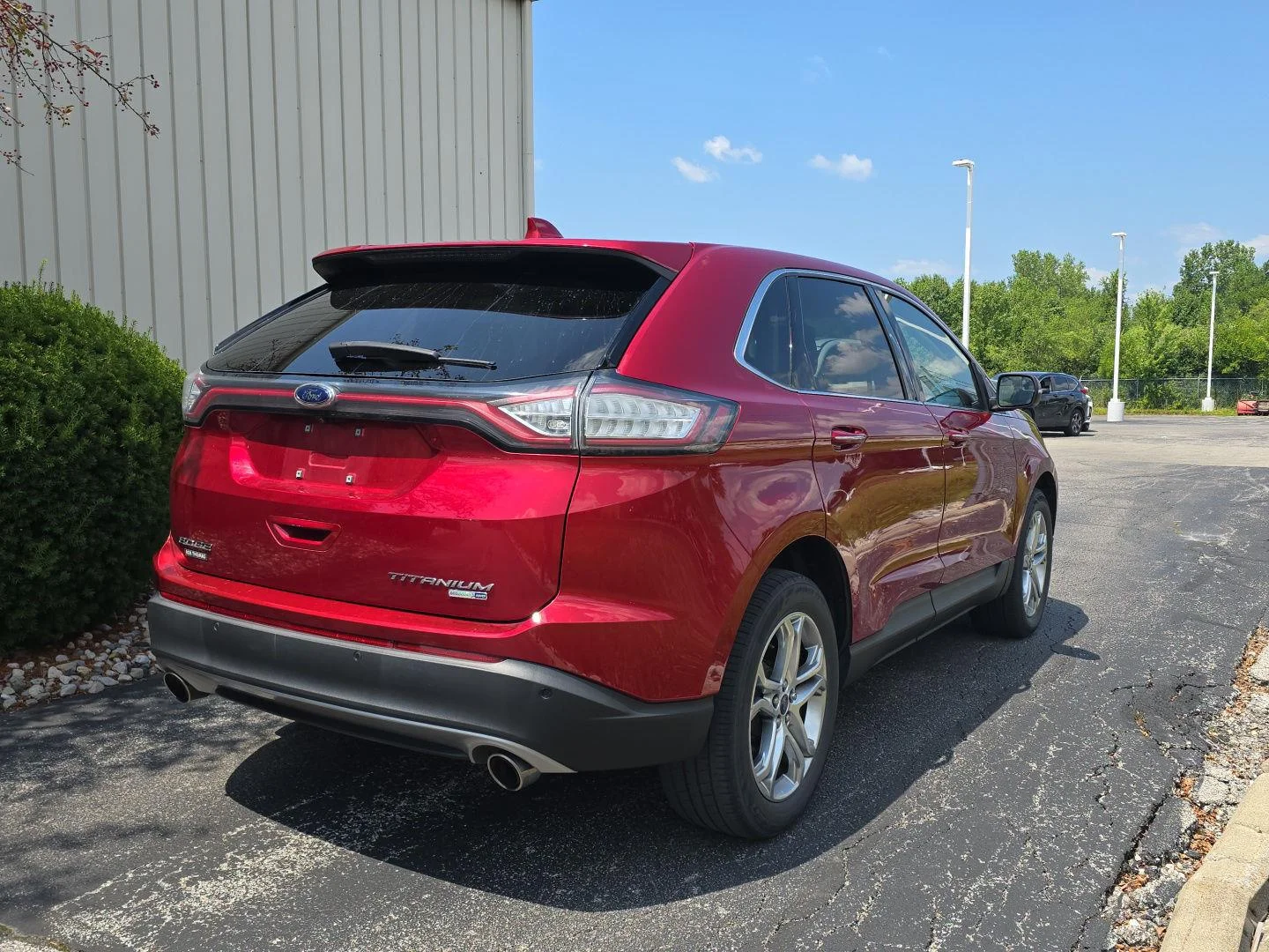 Used 2017 Ruby Red Metallic Tinted Clearcoat Ford Titanium image 7