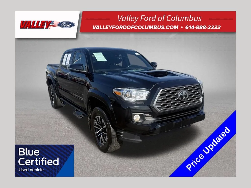 Certified Used 2021 Midnight Black Metallic Toyota TRD Sport image 1