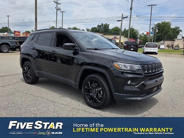 New 2026 Diamond Black Crystal Pearlcoat Jeep Latitude image 1