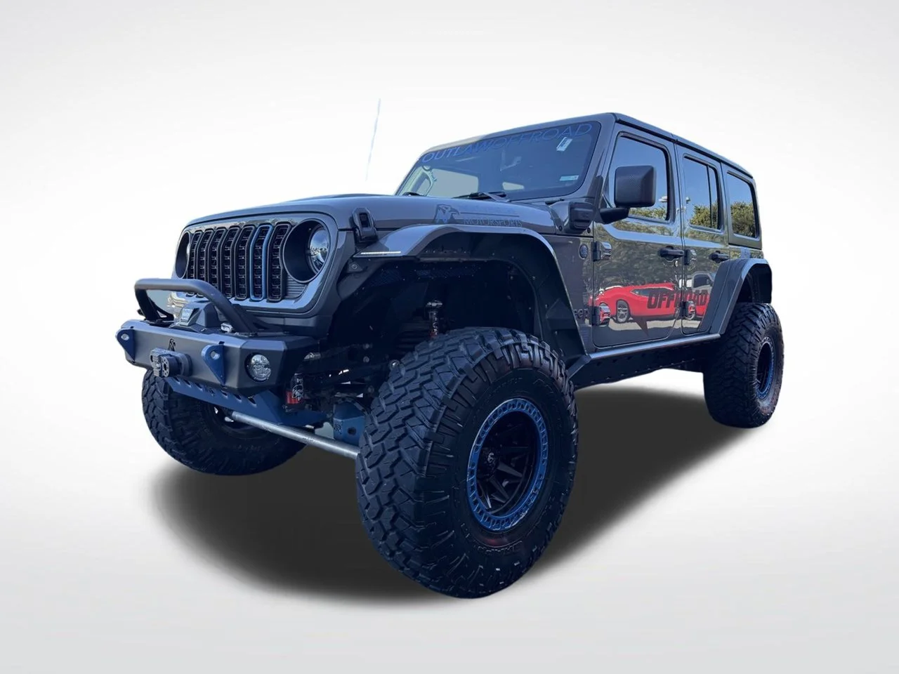 Used 2023 Gray Jeep Rubicon 4xe image 3