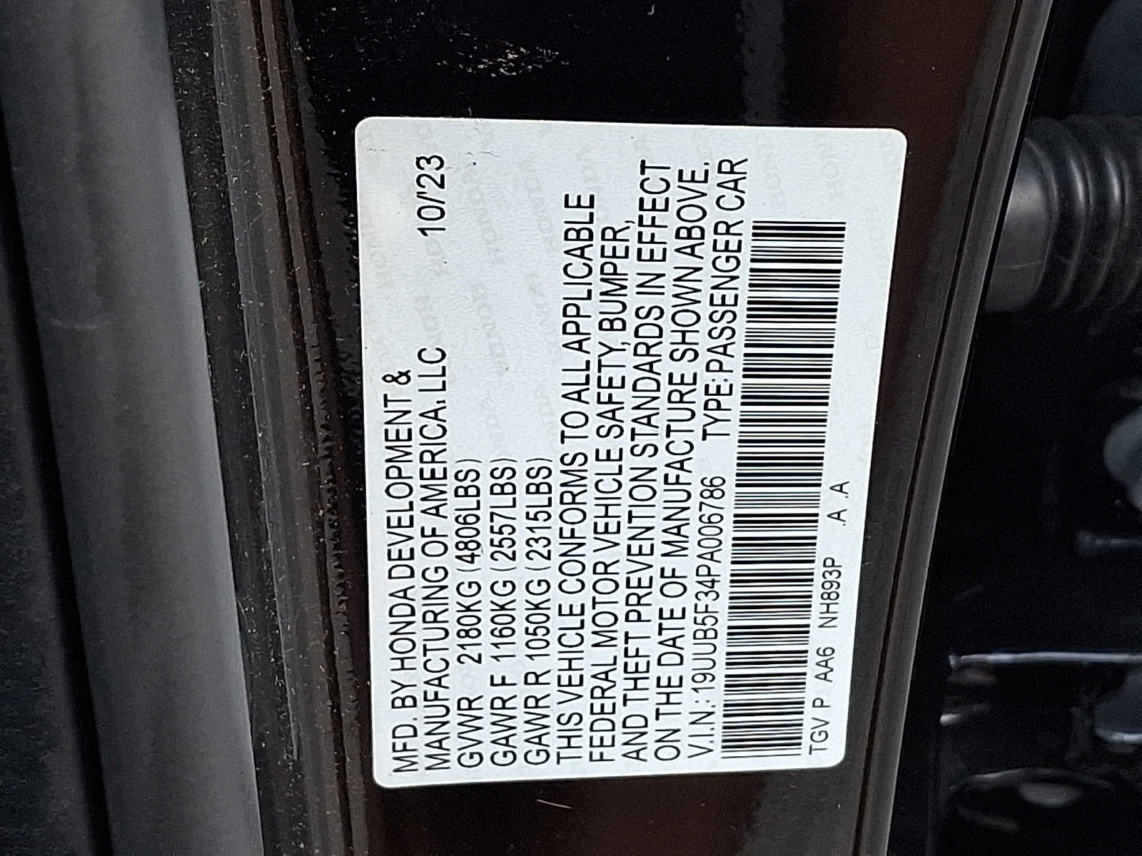 Certified Used 2023 Majestic Black Pearl Acura  image 27