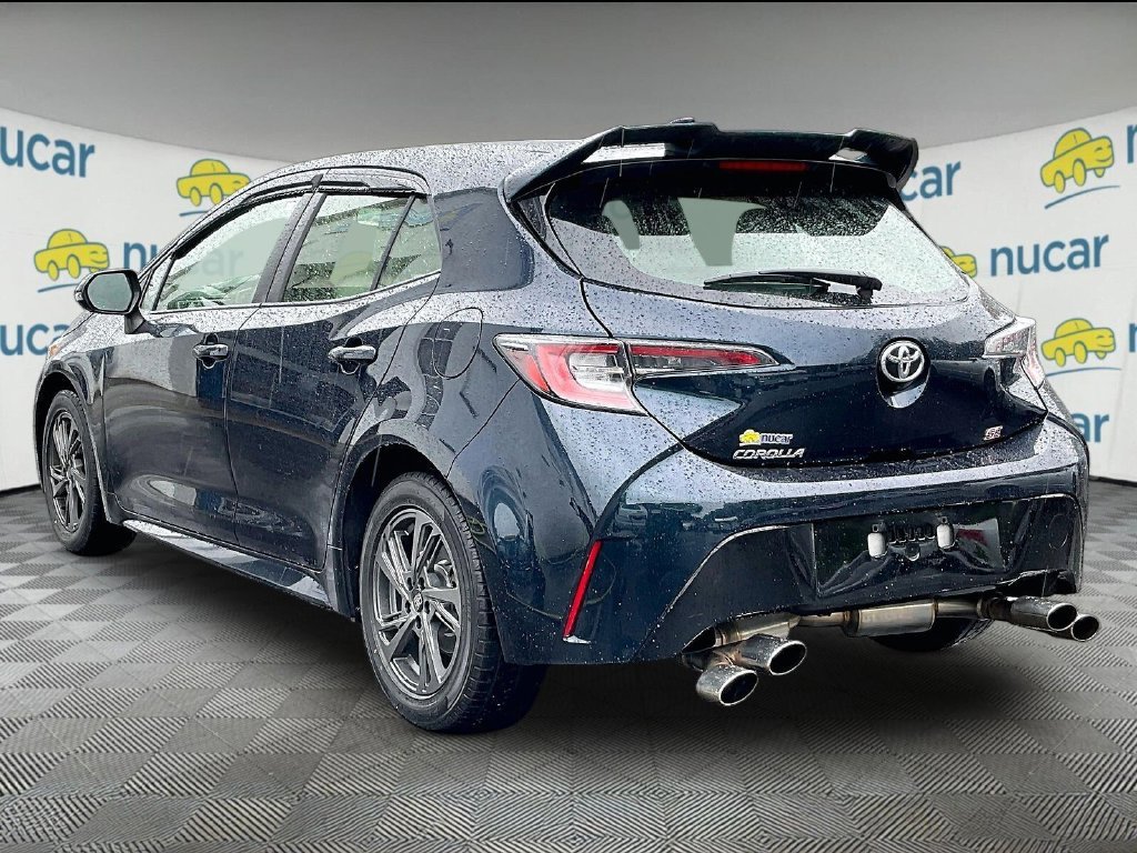 Used 2021 Blue Toyota SE image 4