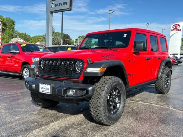New 2026 Firecracker Red Clear-Coat Exterior Paint Jeep Willys image 4