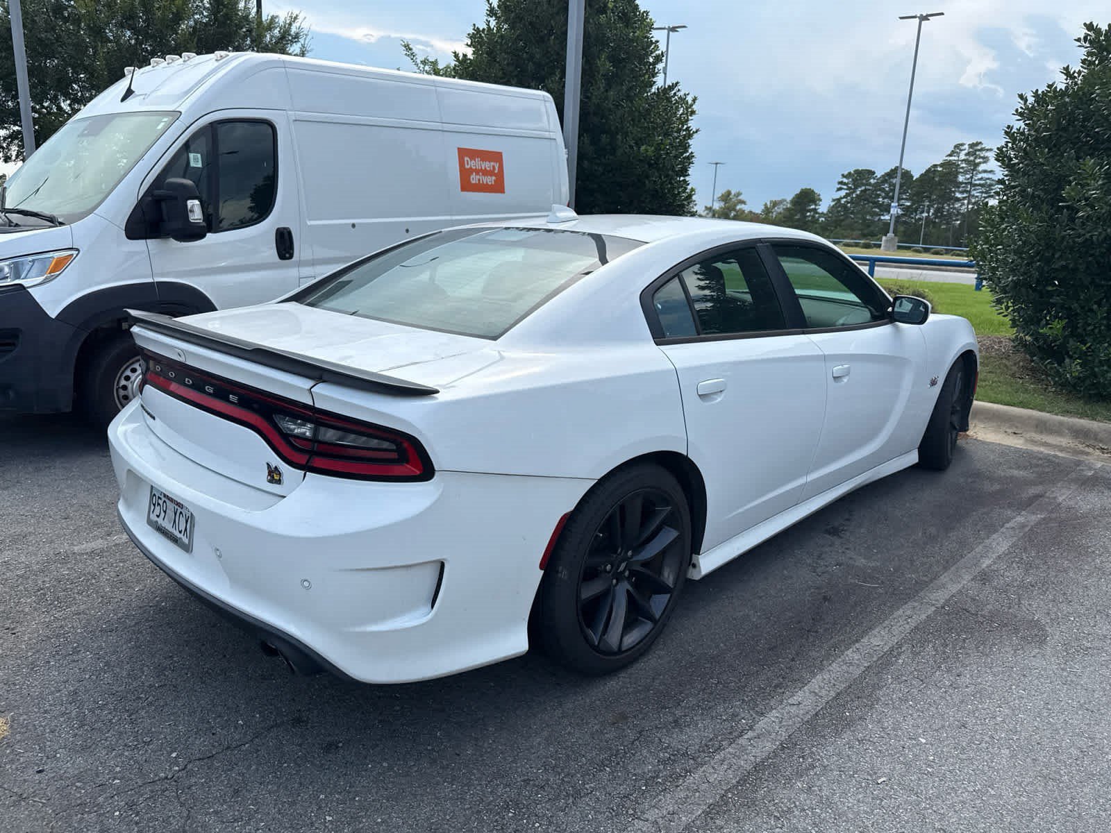 Used 2019 White Knuckle Clearcoat Dodge Scat Pack image 3