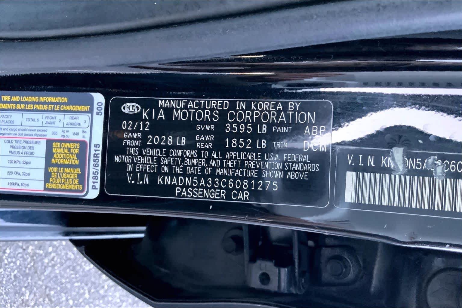 Used 2012 Aurora Black Pearl Kia EX image 28