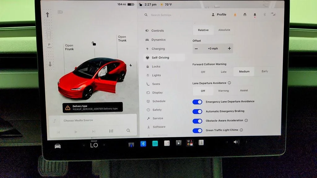 Used 2026 Ultra Red Tesla Long Range RWD w/ White & Black Premium Interior image 19